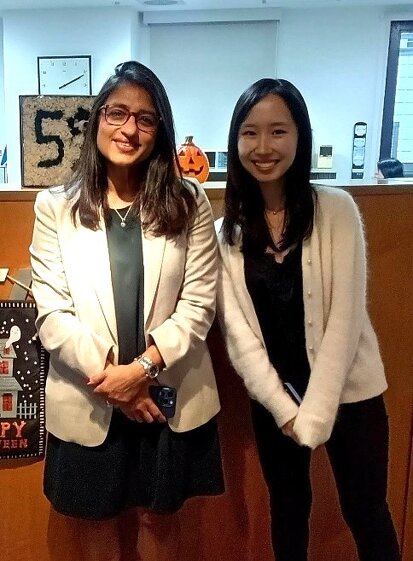 Pretima Farrant氏とエディクムOGのN・Yさん