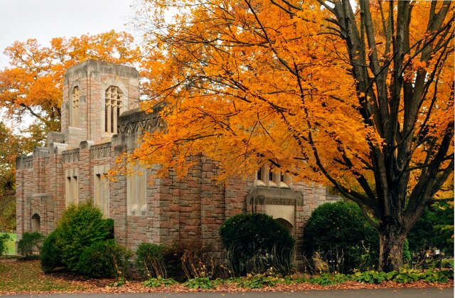 ボーディングスクールのキャンパス