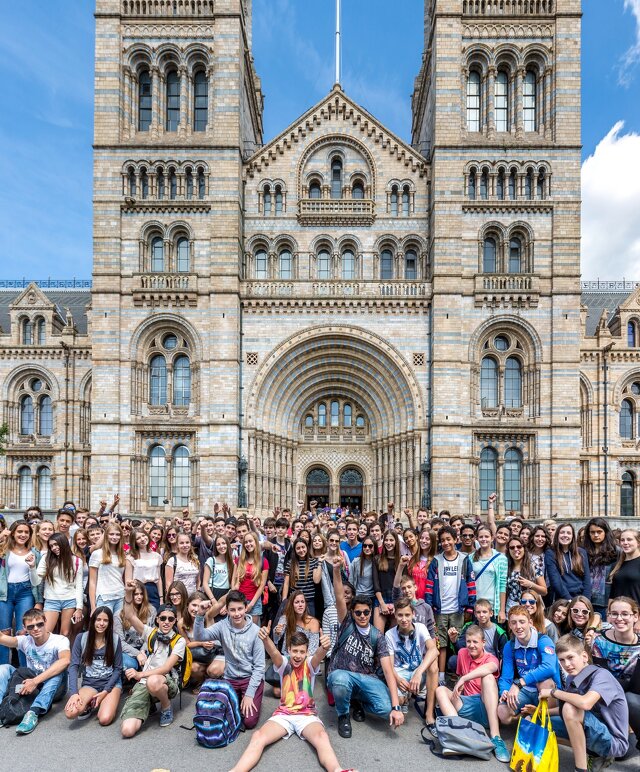 週末の遠足の様子