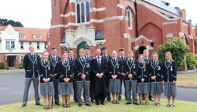 Whanganui Collegiate Schoolの学生達