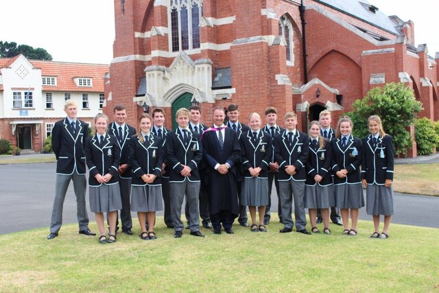 Whanganui Collegiate Schoolの学生たち