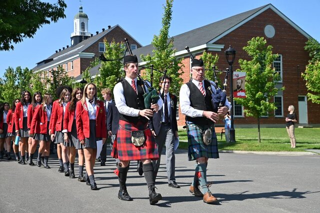 Stanstead Collegeの伝統的な行進
